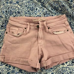 target brand pink shorts size 00